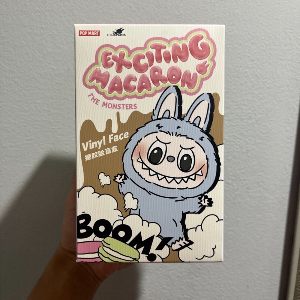 Labubu Pop Mart Exciting Macaron Vinyl Face Toy